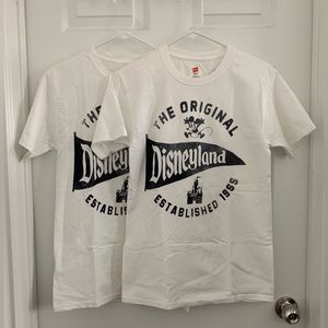 Disneyland Hanes T-shirts! 2 pairs! Size S